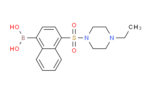 CAS No. 1704121-11-8, (4-((4-ethylpiperazin-1-yl)sulfonyl)naphthalen-1-yl)boronic acid