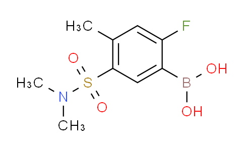 CAS No. 1704121-40-3, (5-(N,N-dimethylsulfamoyl)-2-fluoro-4-methylphenyl)boronic acid