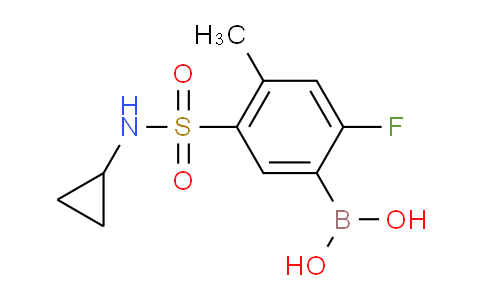 CAS No. 1704121-43-6, (5-(N-cyclopropylsulfamoyl)-2-fluoro-4-methylphenyl)boronic acid
