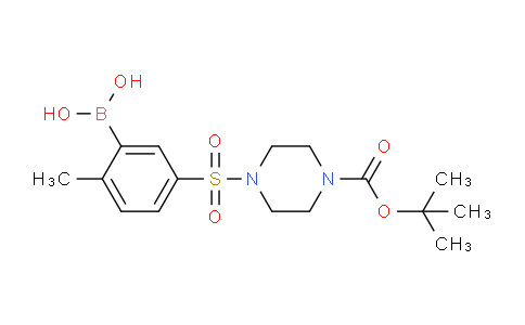 CAS No. 1704122-11-1, (5-((4-(tert-Butoxycarbonyl)piperazin-1-yl)sulfonyl)-2-methylphenyl)boronic acid