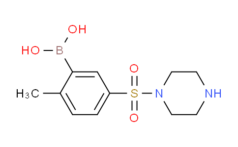 CAS No. 1704122-13-3, (2-Methyl-5-(piperazin-1-ylsulfonyl)phenyl)boronic acid