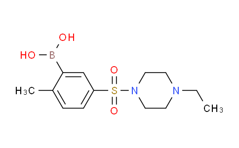 CAS No. 1704122-16-6, (5-((4-Ethylpiperazin-1-yl)sulfonyl)-2-methylphenyl)boronic acid
