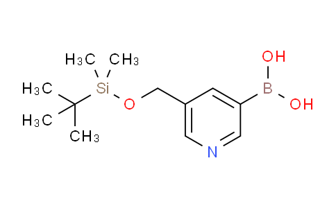 CAS No. 173999-08-1, (5-(((tert-Butyldimethylsilyl)oxy)methyl)pyridin-3-yl)boronic acid