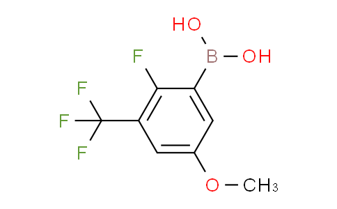 CAS No. 1772622-44-2, 2-Fluoro-5-methoxy-3-(trifluoromethyl)phenylboronic acid