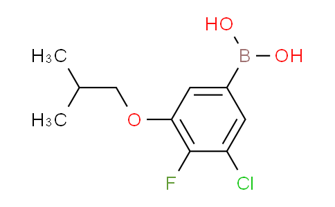 CAS No. 1793003-51-6, 3-Chloro-4-fluoro-5-(2-methylpropoxy)phenylboronic acid