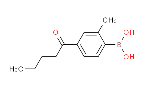 CAS No. 1793003-61-8, (2-Methyl-4-pentanoylphenyl)boronic acid