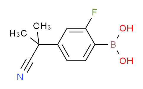 CAS No. 1793003-65-2, 4-(1-Cyano-1-methylethyl)-2-fluorophenylboronic acid