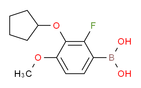 CAS No. 1793003-66-3, 3-(Cyclopentyloxy)-2-fluoro-4-methoxyphenylboronic acid
