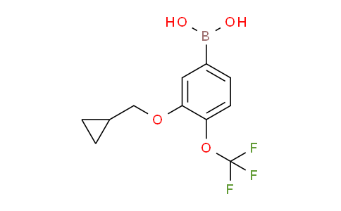 CAS No. 1793003-76-5, 3-(Cyclopropylmethoxy)-4-(trifluoromethoxy)phenylboronic acid