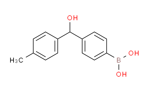 CAS No. 1793003-77-6, (4-(Hydroxy(p-tolyl)methyl)phenyl)boronic acid