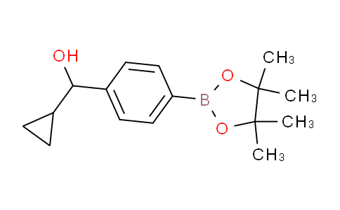 CAS No. 1802670-05-8, Cyclopropyl(4-(4,4,5,5-tetramethyl-1,3,2-dioxaborolan-2-yl)phenyl)methanol