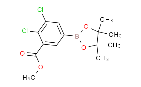 CAS No. 1809900-40-0, Methyl 2,3-dichloro-5-(4,4,5,5-tetramethyl-1,3,2-dioxaborolan-2-yl)benzoate