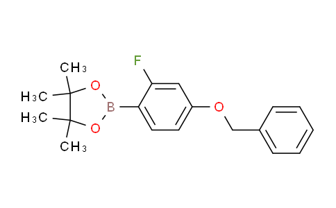 CAS No. 1823170-17-7, 2-(4-(Benzyloxy)-2-fluorophenyl)-4,4,5,5-tetramethyl-1,3,2-dioxaborolane