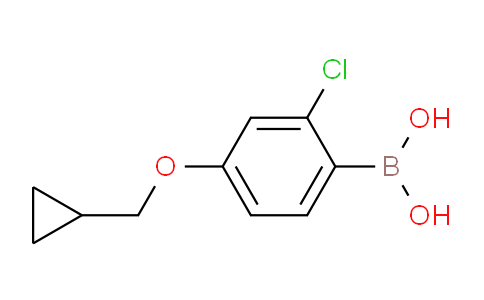 CAS No. 1824647-98-4, (2-Chloro-4-(cyclopropylmethoxy)phenyl)boronic acid