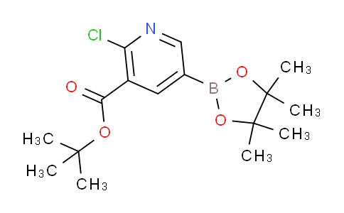 CAS No. 1839059-86-7, tert-Butyl 2-chloro-5-(4,4,5,5-tetramethyl-1,3,2-dioxaborolan-2-yl)nicotinate