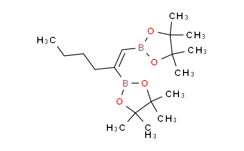 CAS No. 185427-48-9, (E)-2,2'-(Hex-1-ene-1,2-diyl)bis(4,4,5,5-tetramethyl-1,3,2-dioxaborolane)