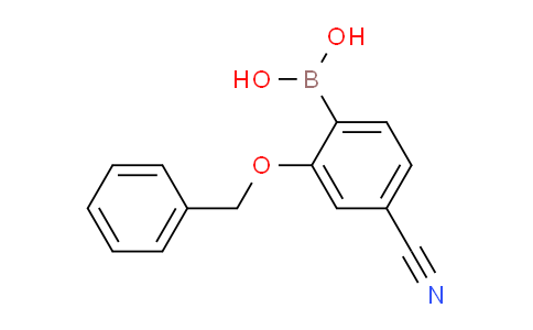 CAS No. 1884477-63-7, (2-(Benzyloxy)-4-cyanophenyl)boronic acid