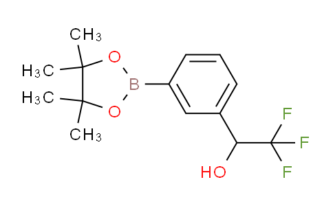 CAS No. 1970977-56-0, 2,2,2-Trifluoro-1-(3-(4,4,5,5-tetramethyl-1,3,2-dioxaborolan-2-yl)phenyl)ethanol
