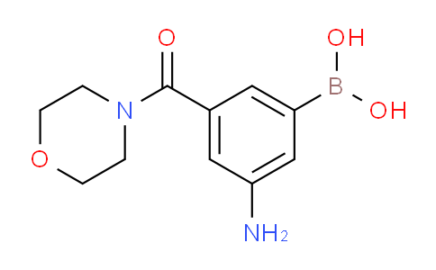 CAS No. 1987879-03-7, (3-Amino-5-(morpholine-4-carbonyl)phenyl)boronic acid