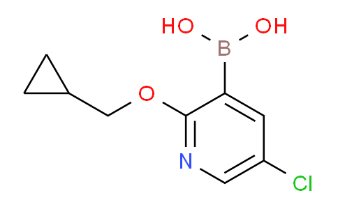 CAS No. 1987879-58-2, (5-Chloro-2-(cyclopropylmethoxy)pyridin-3-yl)boronic acid