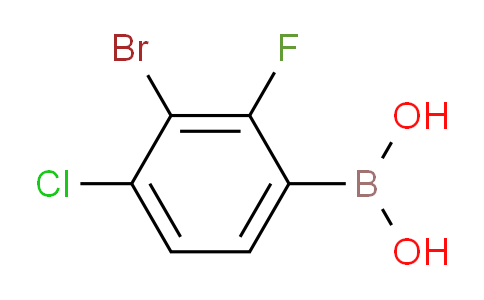 CAS No. 1987879-74-2, (3-Bromo-4-chloro-2-fluorophenyl)boronic acid