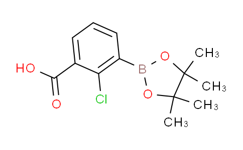 CAS No. 2096331-90-5, 2-Chloro-3-(4,4,5,5-tetramethyl-1,3,2-dioxaborolan-2-yl)benzoic acid