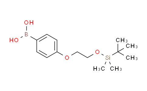 CAS No. 225385-14-8, (4-(2-((tert-Butyldimethylsilyl)oxy)ethoxy)phenyl)boronic acid