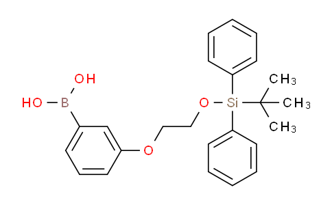 CAS No. 227306-39-0, (3-(2-((tert-Butyldiphenylsilyl)oxy)ethoxy)phenyl)boronic acid