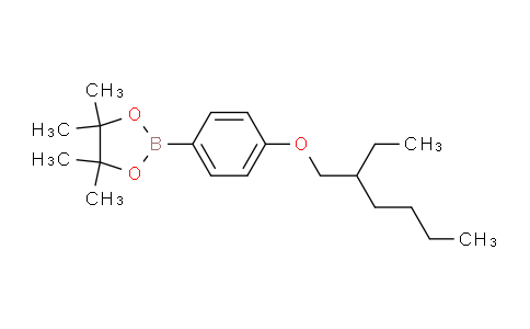 CAS No. 251566-01-5, 2-[4-(2-Ethyl-hexyloxy)-phenyl]-4,4,5,5-tetramethyl-[1,3,2]dioxaborolane