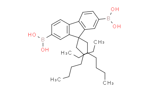 CAS No. 264615-47-6, (9,9-Bis(2-ethylhexyl)-9H-fluorene-2,7-diyl)diboronic acid
