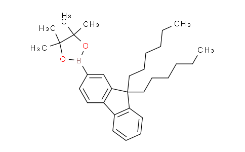 CAS No. 264925-45-3, 2-(9,9-Dihexyl-9H-fluoren-2-yl)-4,4,5,5-tetramethyl-1,3,2-dioxaborolane