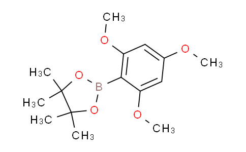 CAS No. 269410-04-0, 4,4,5,5-Tetramethyl-2-(2,4,6-trimethoxyphenyl)-1,3,2-dioxaborolane