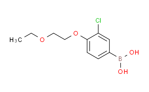 CAS No. 279261-91-5, (3-chloro-4-(2-ethoxyethoxy)phenyl)boronic acid