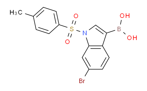 CAS No. 289503-26-0, (6-Bromo-1-tosyl-1H-indol-3-yl)boronic acid