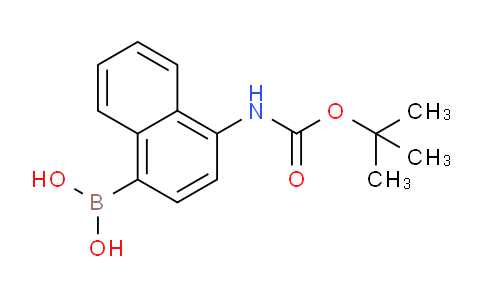 CAS No. 294852-07-6, (4-((tert-Butoxycarbonyl)amino)naphthalen-1-yl)boronic acid