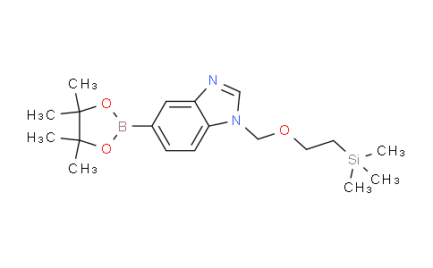 CAS No. 317830-46-9, 5-(4,4,5,5-Tetramethyl-1,3,2-dioxaborolan-2-yl)-1-((2-(trimethylsilyl)ethoxy)methyl)-1H-benzo[d]Imidazole
