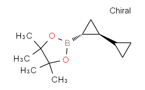 CAS No. 350031-03-7, trans-2-([1,1'-Bi(cyclopropan)]-2-yl)-4,4,5,5-tetramethyl-1,3,2-dioxaborolane