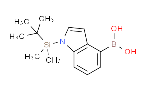 CAS No. 351457-64-2, (1-(tert-Butyldimethylsilyl)-1H-indol-4-yl)boronic acid