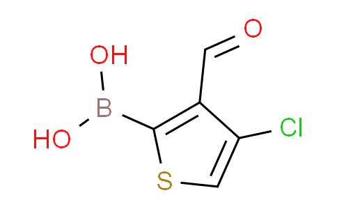 CAS No. 36155-92-7, (4-Chloro-3-formylthiophen-2-yl)boronic acid