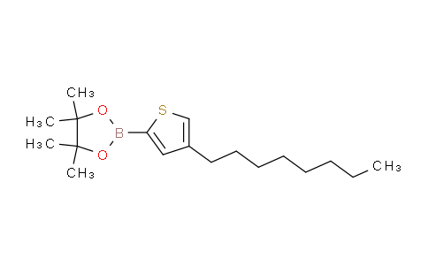 CAS No. 405165-12-0, 4,4,5,5-Tetramethyl-2-(4-octylthiophen-2-yl)-1,3,2-dioxaborolane