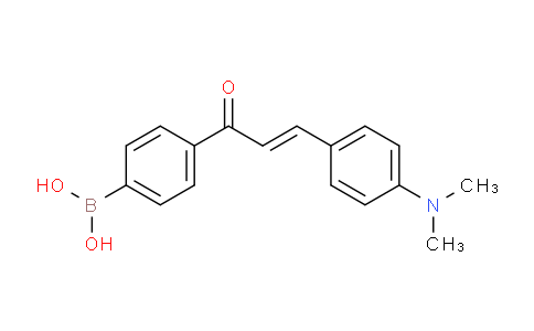 CAS No. 406719-92-4, (4-(3-(4-(Dimethylamino)phenyl)acryloyl)phenyl)boronic acid
