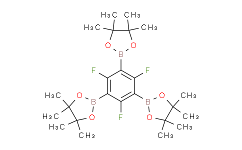 CAS No. 408492-24-0, 2,2',2''-(2,4,6-Trifluorobenzene-1,3,5-triyl)tris(4,4,5,5-tetramethyl-1,3,2-dioxaborolane)
