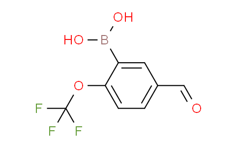 CAS No. 459810-97-0, (5-Formyl-2-(trifluoromethoxy)phenyl)boronic acid