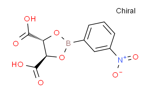 CAS No. 467443-01-2, 2-(3-Nitrophenyl)-1,3,2-dioxaborolane-4R,5R-dicarboxylic acid