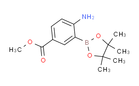 CAS No. 524916-42-5, Methyl 4-amino-3-(4,4,5,5-tetramethyl-1,3,2-dioxaborolan-2-yl)benzoate