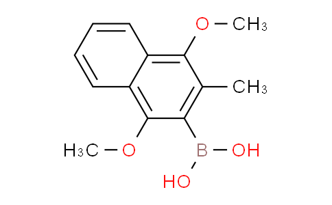 CAS No. 590401-48-2, (1,4-Dimethoxy-3-methylnaphthalen-2-yl)boronic acid