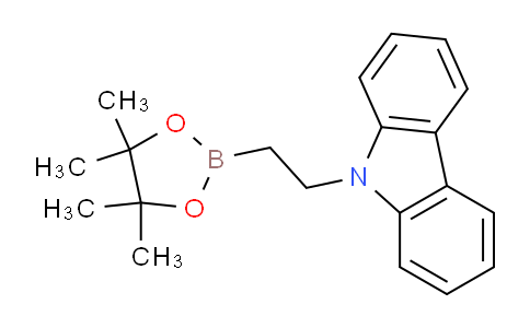 CAS No. 608534-41-4, 9-(2-(4,4,5,5-Tetramethyl-1,3,2-dioxaborolan-2-yl)ethyl)-9H-carbazole