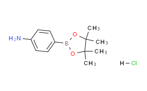 CAS No. 616227-14-6, 4-(4,4,5,5-Tetramethyl-1,3,2-dioxaborolan-2-yl)aniline hydrochloride