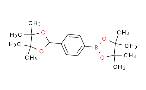 CAS No. 620595-02-0, 4,4,5,5-Tetramethyl-2-[4-(4,4,5,5-tetramethyl-1,3-dioxolan-2-yl)phenyl]-1,3,2-dioxaborolane