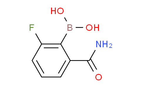 CAS No. 656235-47-1, (2-Carbamoyl-6-fluorophenyl)boronic acid